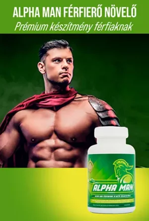 Alpha man öregedés elleni készítmény férfiaknak