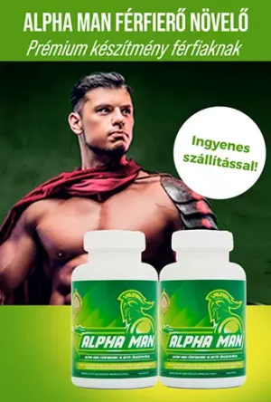 Alpha Man energizáló szer, 2 doboz