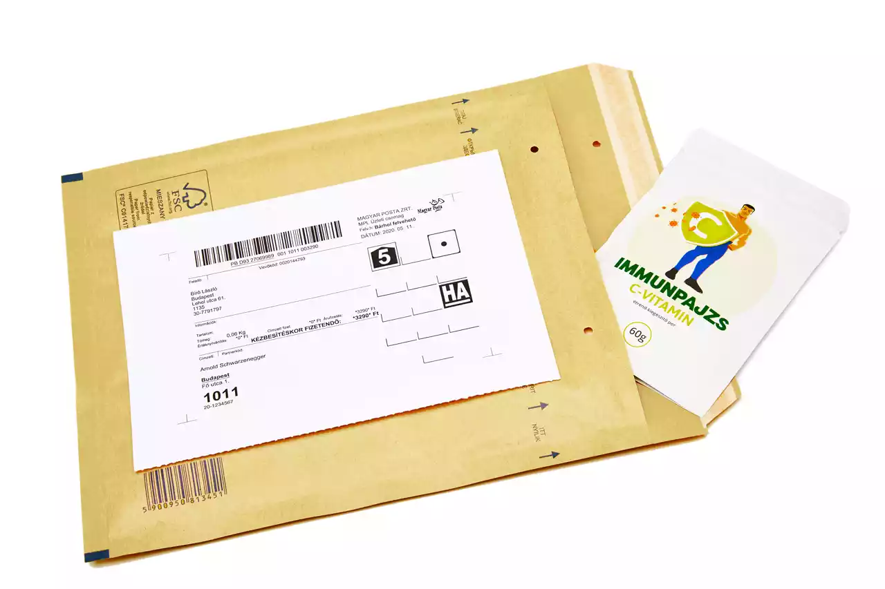 Rendelj most, és 1-2 munkanapon belül megérkezik Hozzád a csomag