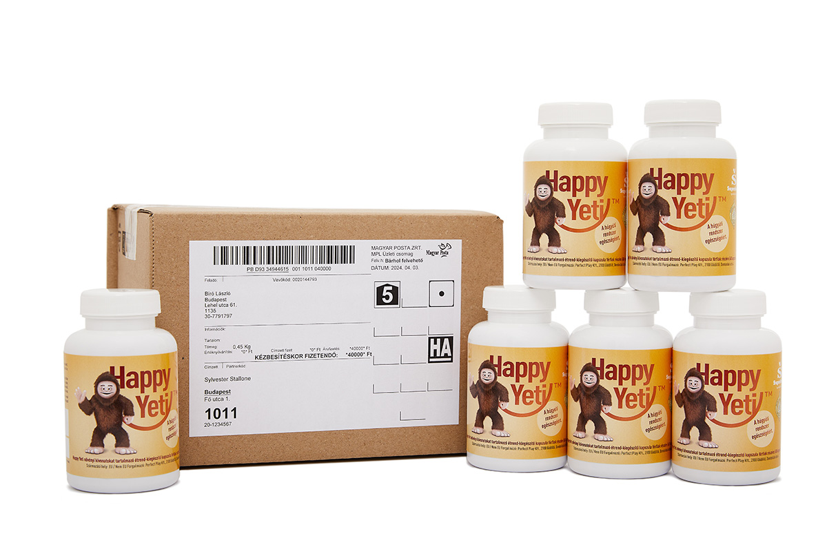 Ha bevált a Happy Yeti, akkor rendelj 5 dobozt egyszerre! Most az ingyen szállítás mellett 1 dobozt ajándékba adunk