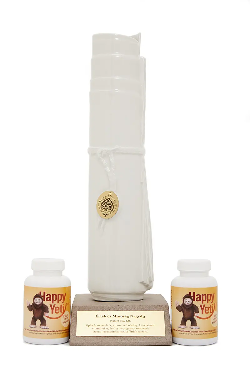 A Happy Yeti prosztata kapszula 2024-ben elnyerte az Érték és Minőség Nagydíjat.