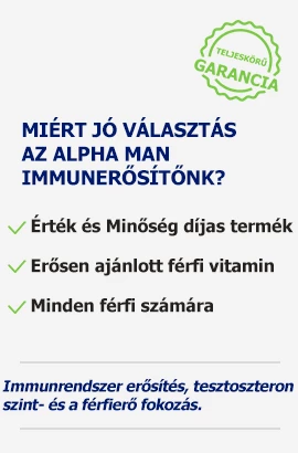Alpha Man előnyök