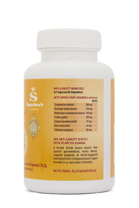 Csökkenti az éjszakai vizelések számát és a visszamaradó vizelet mennyiségét egyaránt. Így lehetővé válhat a nyugodt pihenés.